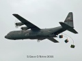 Saturday C-130J performing a cargo drop